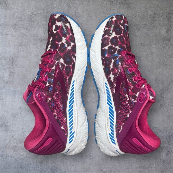 Brooks Adrenaline GTS 22 Womens Running Shoes Womens 8.5 Paint Smash Excellent - Picture 4 of 8